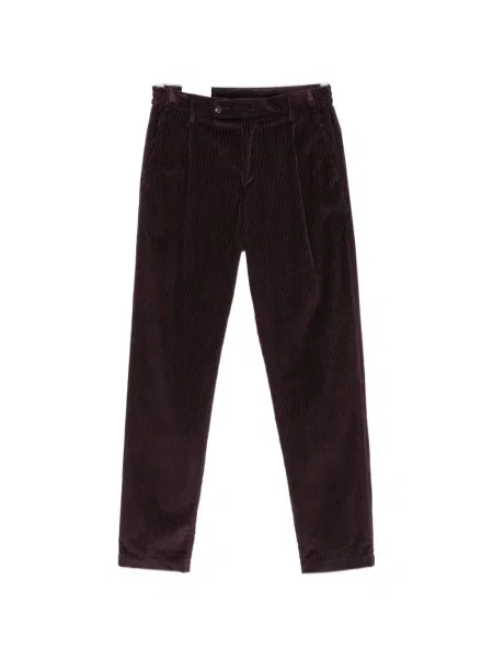 Pantaloni Eleventy de catifea cord violet