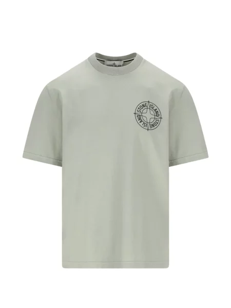 Tricou Stone Island cu strasuri verde