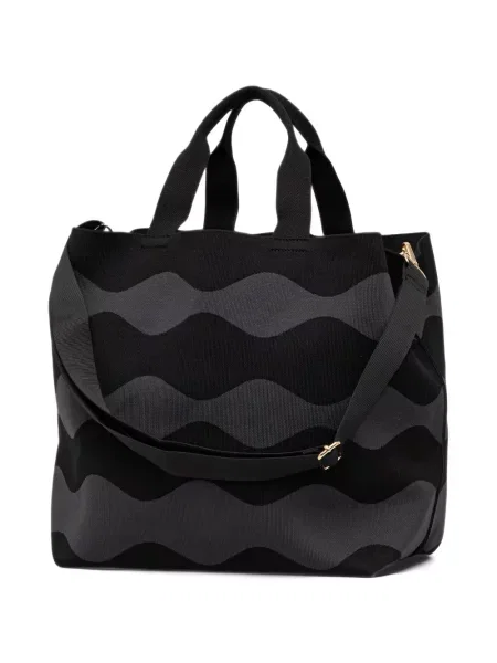 Geantă shopper Blauer cu autograf negru
