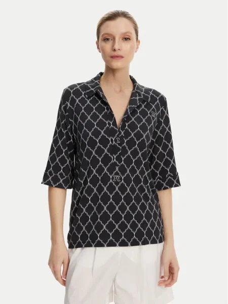 Max Mara Beachwear Bluză Prugna negru
