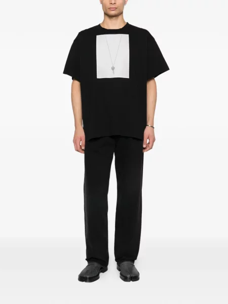 Tricou Mm6 Maison Margiela negru