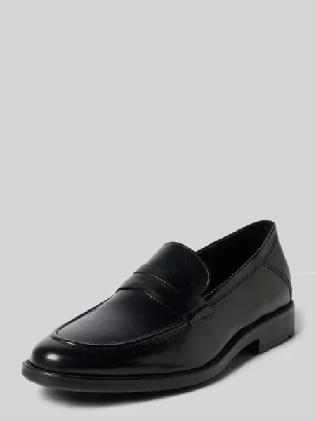 Loafersy ze skóry cielęcej model CORE Lloyd czarne