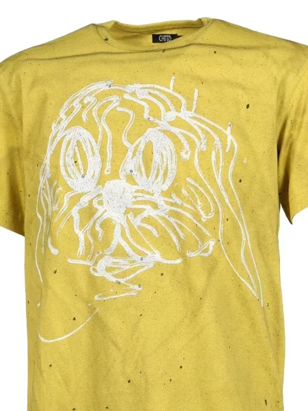 Tricou Chito cu imagine galben