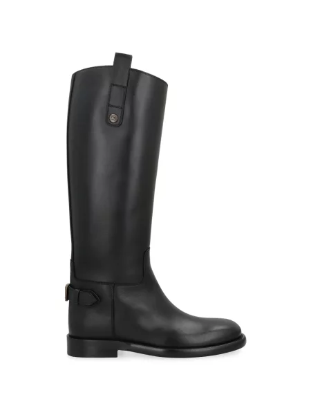 Kalosze Burberry skórzane czarne