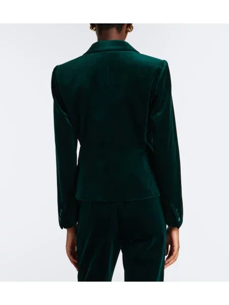 Sacou Max Mara de catifea elegant verde