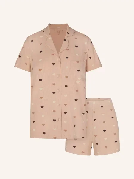 Skims Krátké Pyžamo Soft Lounge mica mini half drop