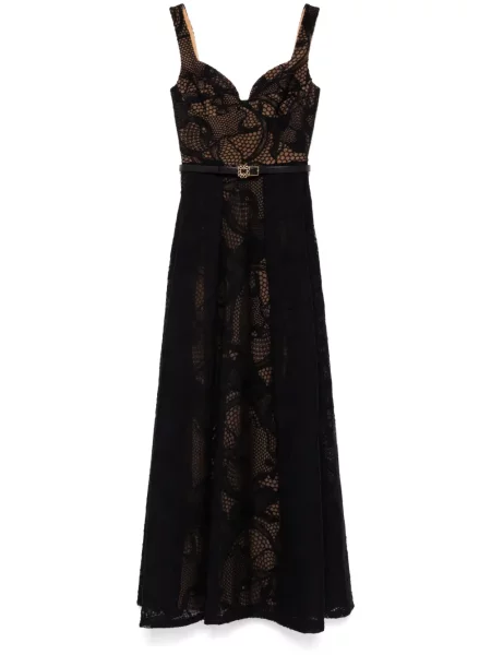 Rochie Elie Saab din tul de costum negru