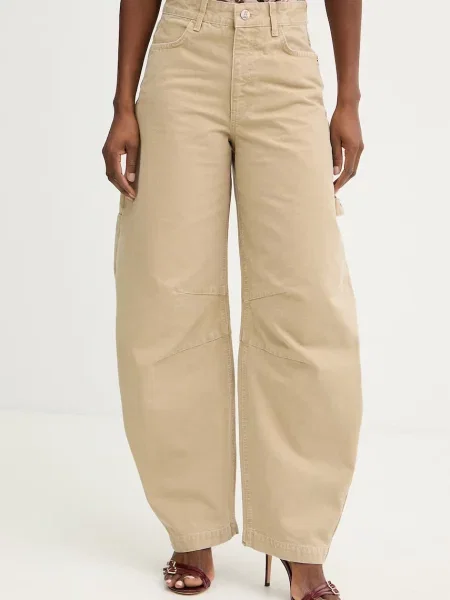 Patrizia Pepe sproščene kavbojke bež