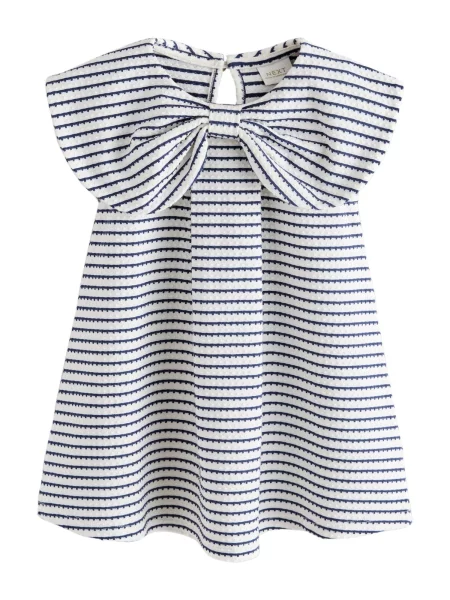 Next Rochie bleumarin alb
