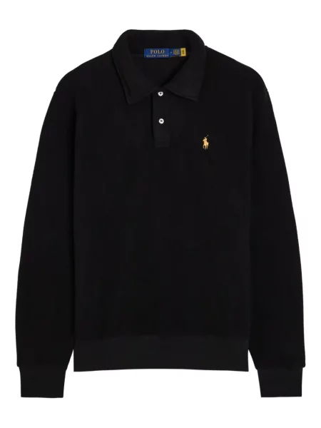 Patentni zatvarač na pola hlače Polo Ralph Lauren karirane s vezom žuta