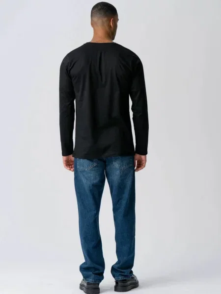 TEESHOPPEN Cămașă Basic Long negru