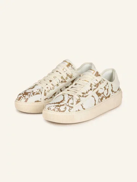 Versace Sneakersy beige beżowe