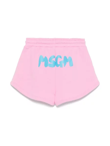 Szorty dziecięce Msgm różowe