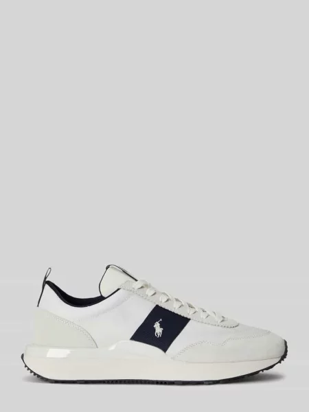Sneakersy z wiązaniem Polo Ralph Lauren białe