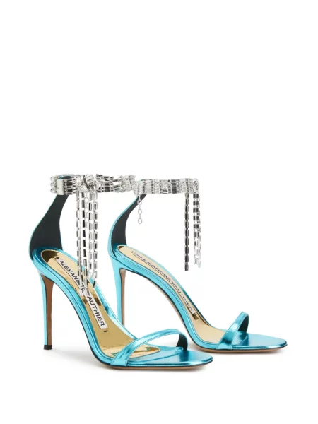 Sandale Alexandre Vauthier de cristal albastru