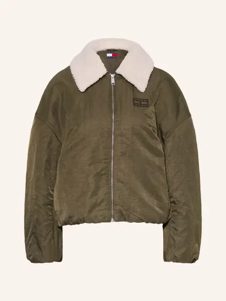 Džínová bunda Tommy Jeans bílá