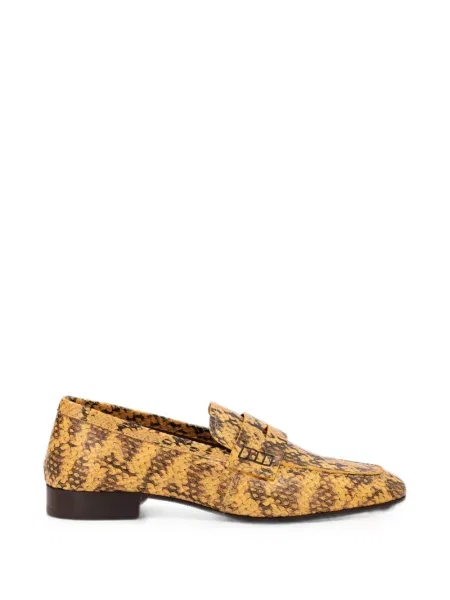 Pantofi loafer Dries Van Noten din piele galben