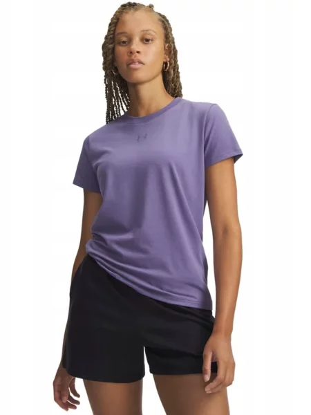 UNDER ARMOUR koszulka treningowa UA Rival Core SS M fioletowa