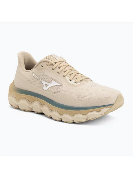 Мъжки обувки за бягане Mizuno Wave Horizon 9 pale khaki/white/curds&whey бяло