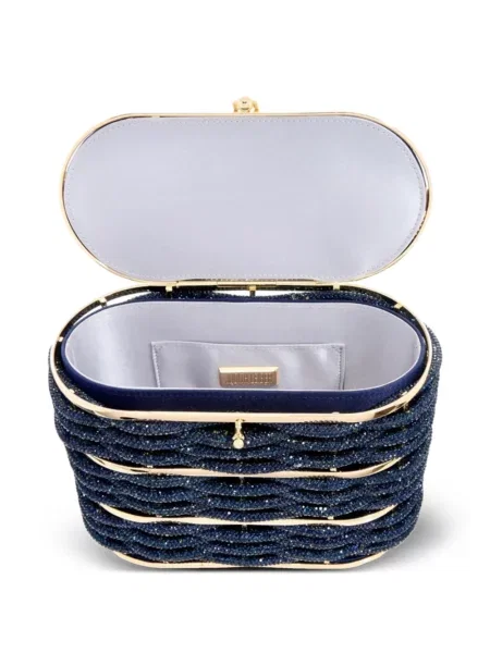 Geantă shopper Judith Leiber albastru