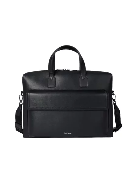 Torba Paul Smith skórzana biznesowa czarna