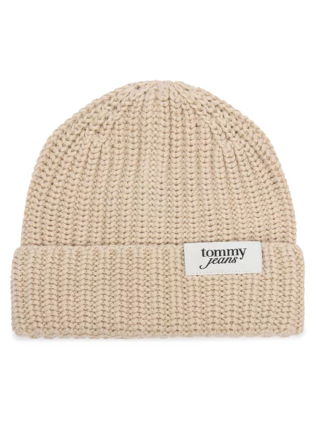 Tommy Hilfiger Čiapka Script Krémová béžová