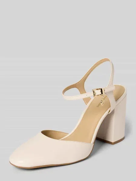 Czółenka ze skóry model ALEXA FLEX' Michael Michael Kors biała