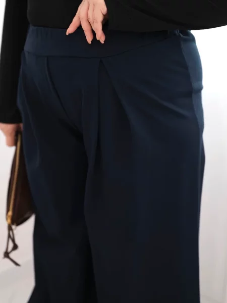 Pantaloni Kesi Włoski plisate negru