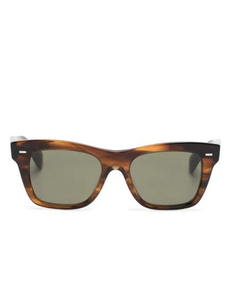 Ochelari de soare pătrați Oliver Peoples maro