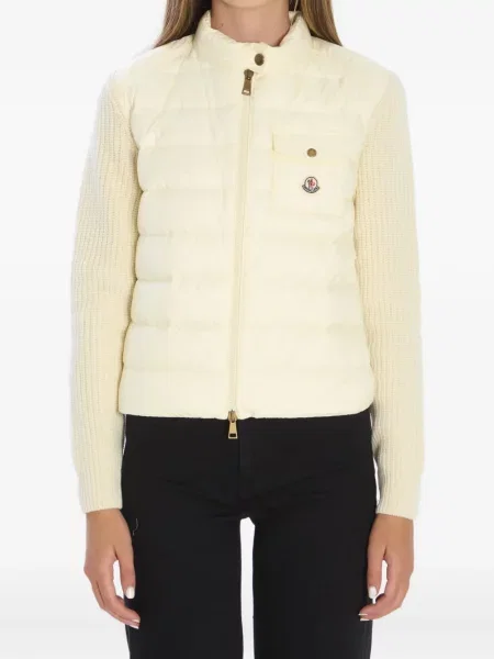 Cardigan Moncler alb