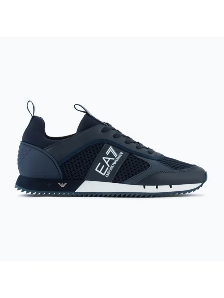 Emporio Armani Black & White Laces тъмно/бяло обувки бяло