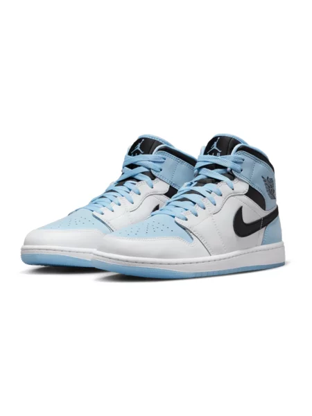 Sneakersy Jordan Air Jordan 1 zamszowe niebieskie
