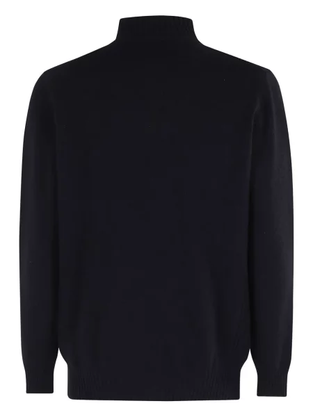 Pulover Barbour cu broderie albastru