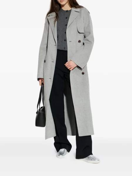 Cardigan Ferragamo din cașmir gri