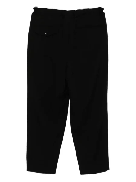 Pantaloni Black Comme Des Garçons de lână negru