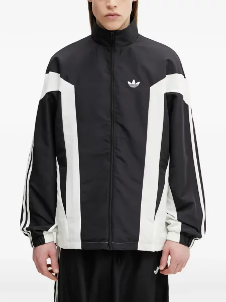 Pantaloni Adidas tricotate cu autograf alergare albastru
