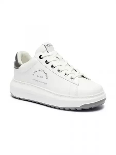 Pantofi Karl Lagerfeld din piele alb