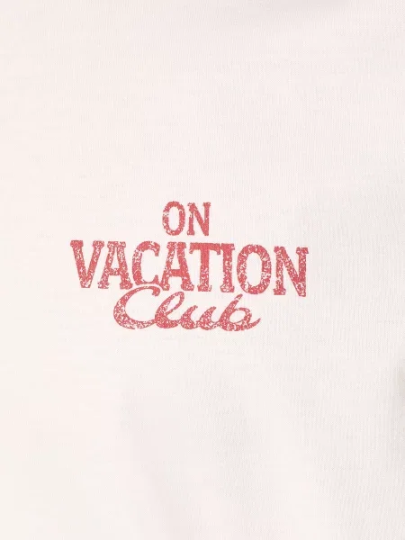 On Vacation Tričko krémová