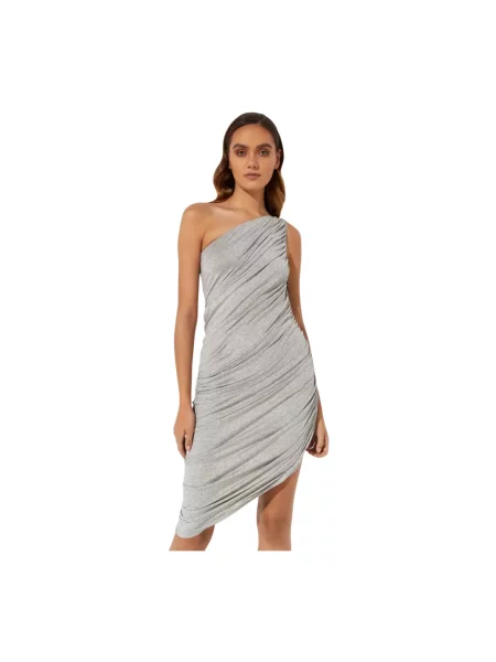 Mała mały sukienka mini Norma Kamali szara