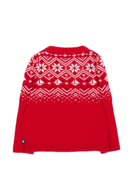 Dětské svetr Petit Bateau červený
