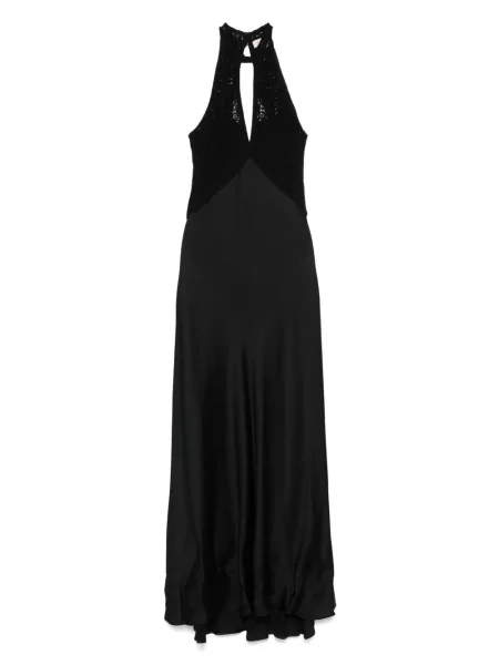 Rochie maxi Twinset de costum negru