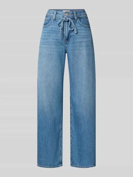 Spodnie o kroju oversized o szerokości z mieszanki bawełny i lyocellu model Levi's® 300 niebieskie