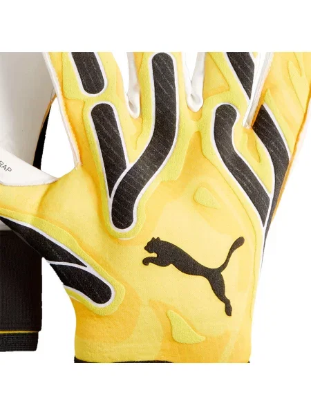 Rękawice bramkarskie Puma Ultra Ultimate Hybrid Sun żółte