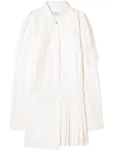 Rochie mini Off-white de costum alb