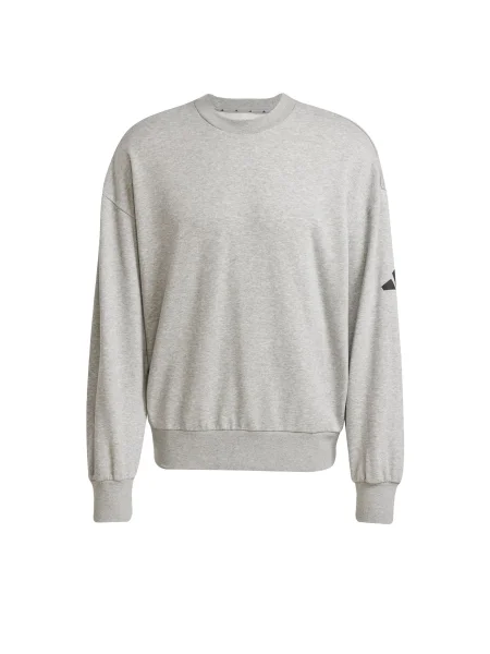 ADIDAS SPORTSWEAR Športna majica Essentials pegasto siva črna