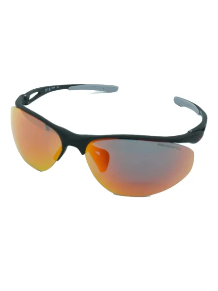 Ochelari de soare Nike cu cordon din jerseu cu imprimeu abstract gri