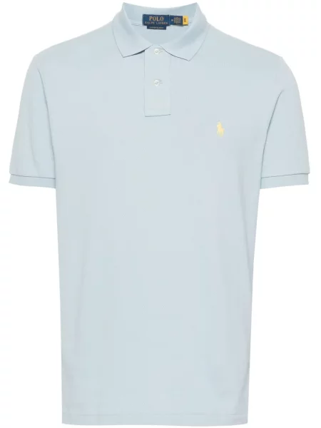 Polo Polo Ralph Lauren cu model herringbone albastru