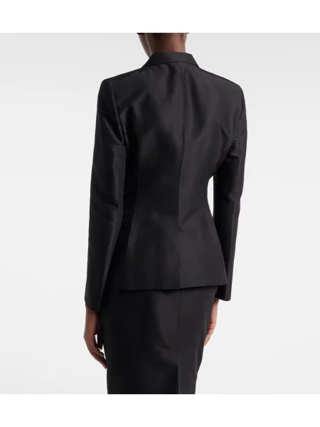 Sacou Gucci de mătase negru
