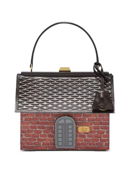 Shopper táska Moschino nyomtatás piros