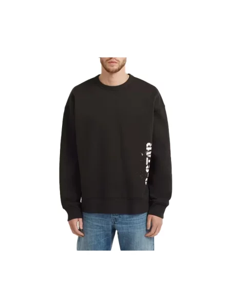 Bluza z kapturem G-star z kapturem czarna
